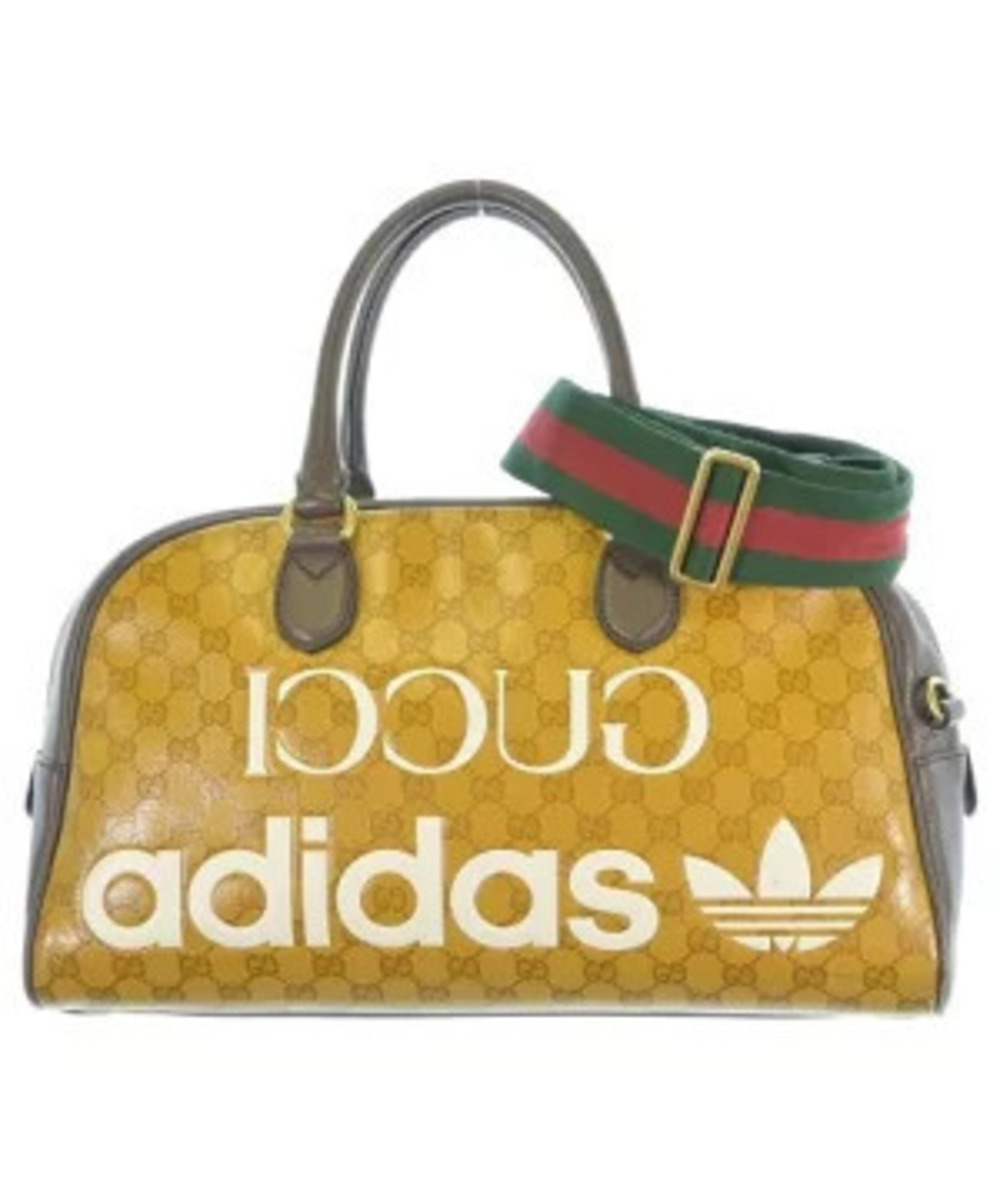 Gucci Adidas Boston bag brown beige GG monogram canvas web